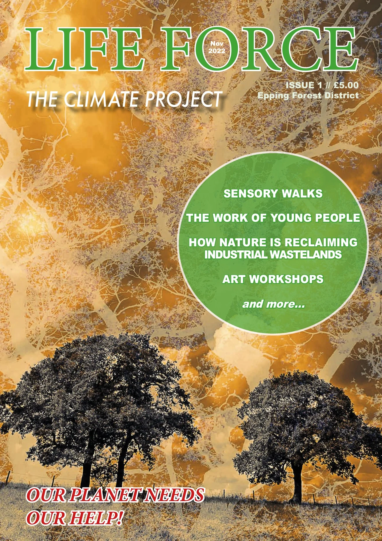 Cover of Life Force: The Climate Project, Issue 1, November 2022